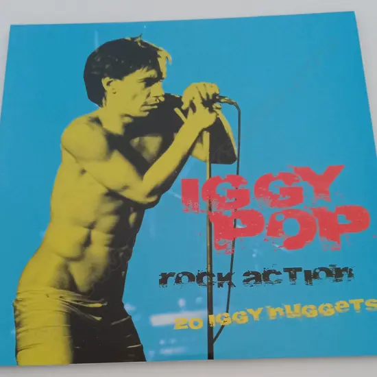 Iggy Pop, Rock Action  "20 Iggy Nuggets", (Double Album), (White Vinyl)